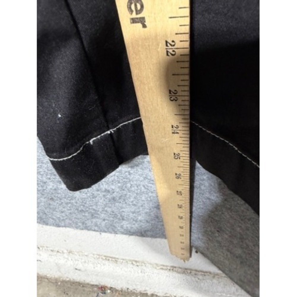 Express x Rocky Barnes Black Contrast Stitch Wide Leg Button Front Jumpsuit XS - Picture 6 of 9